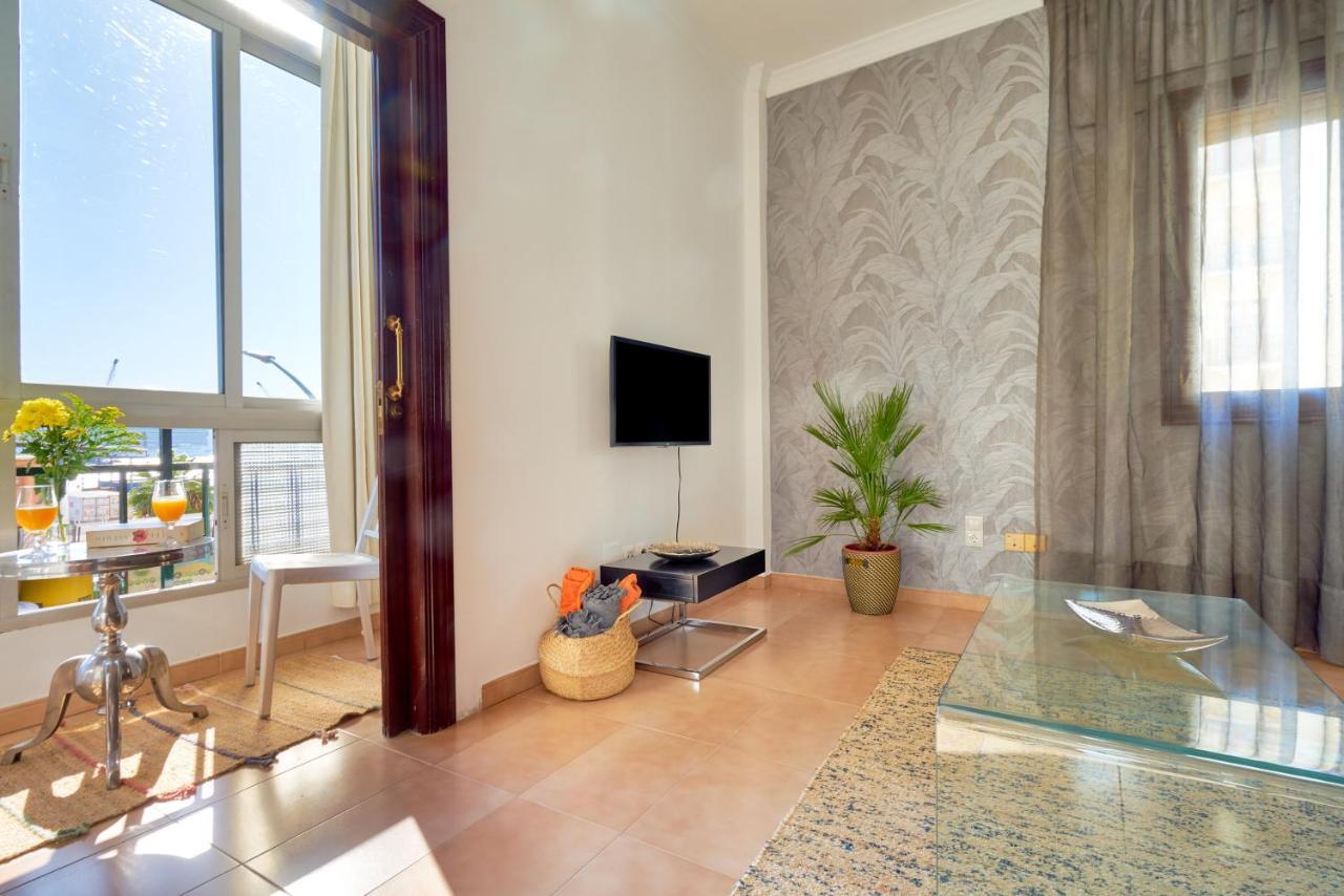 Apartamento En Centro Ciudad Con Vistas Al Mar Malaga Bagian luar foto